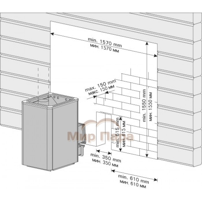 Печь для бани Harvia 50 SL
